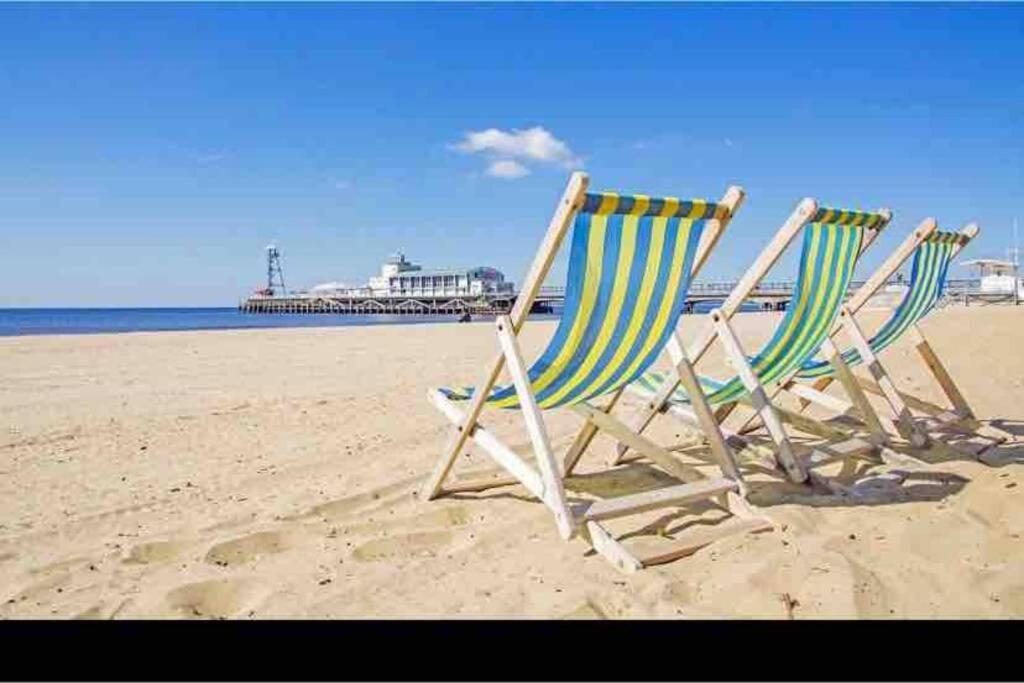 Bournemouth Nr Town Beach Train Coach Shops Lovely Entire Apartment Allows Quiet Good Dogs Εξωτερικό φωτογραφία